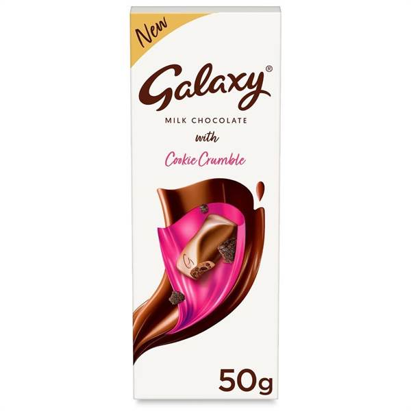 Galaxy Milk Chocolate With Cookie Crumble